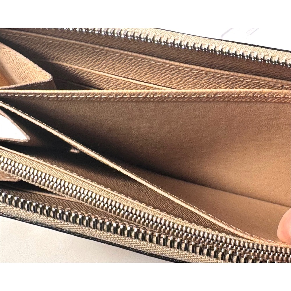Louis Vuitton Zippy long Wallet Beige Epi Leather Silver Hardware EUC - Picture 9 of 13